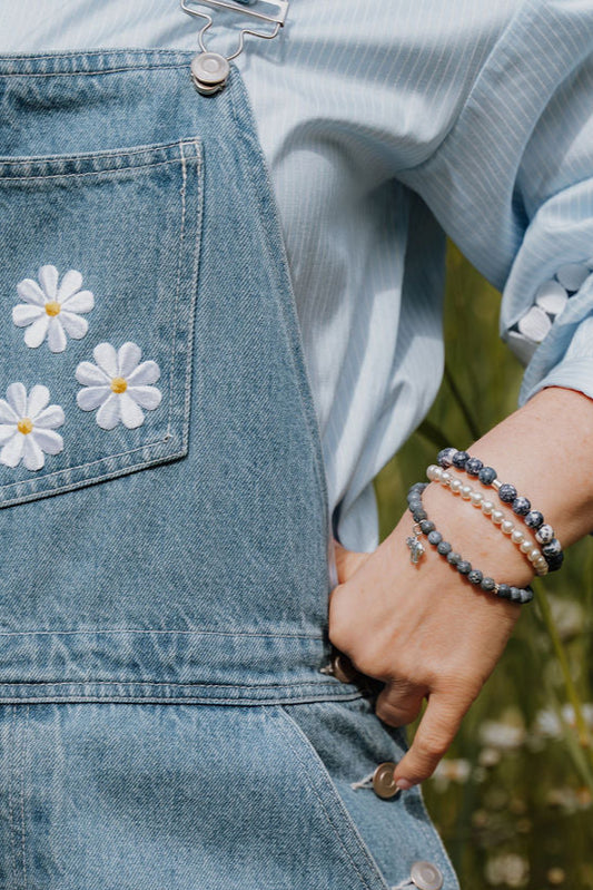 Lucky Helipore Blue Coral Bracelet