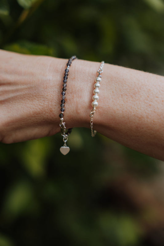 Iolite Gemstone Bracelet