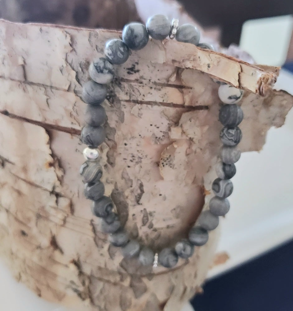 Picture Jasper Gemstone Bracelet