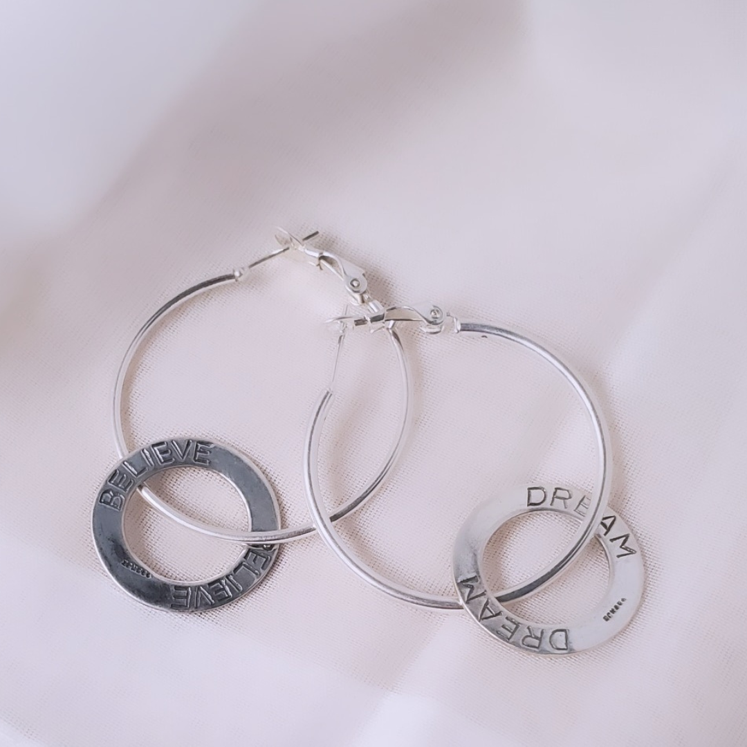 Sterling Silver Hoops Earring is Believing