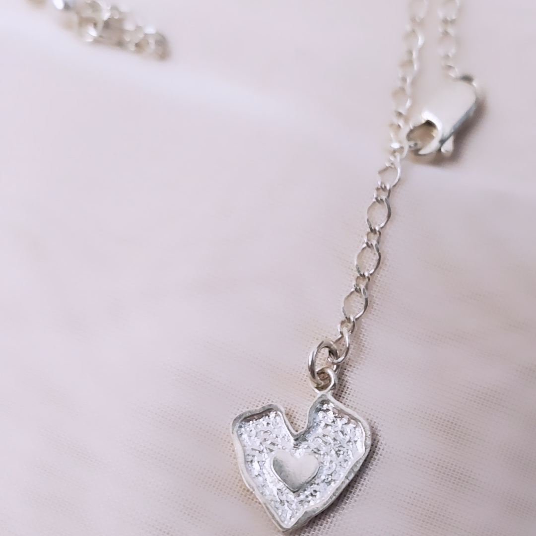 Sterling Silver Double the Love Necklace